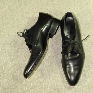 Dior Unisex Size 38  / Women's 7.5 Black Smooth Leather Lace Up Dress Shoe